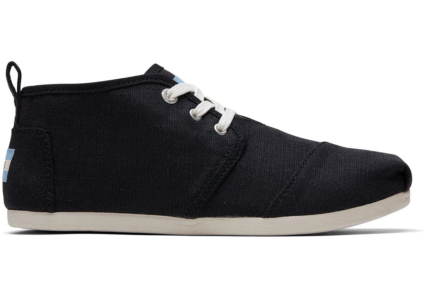 TOMS Women's Ortholite Cupsole Venice Black Heritage Canvas Boots