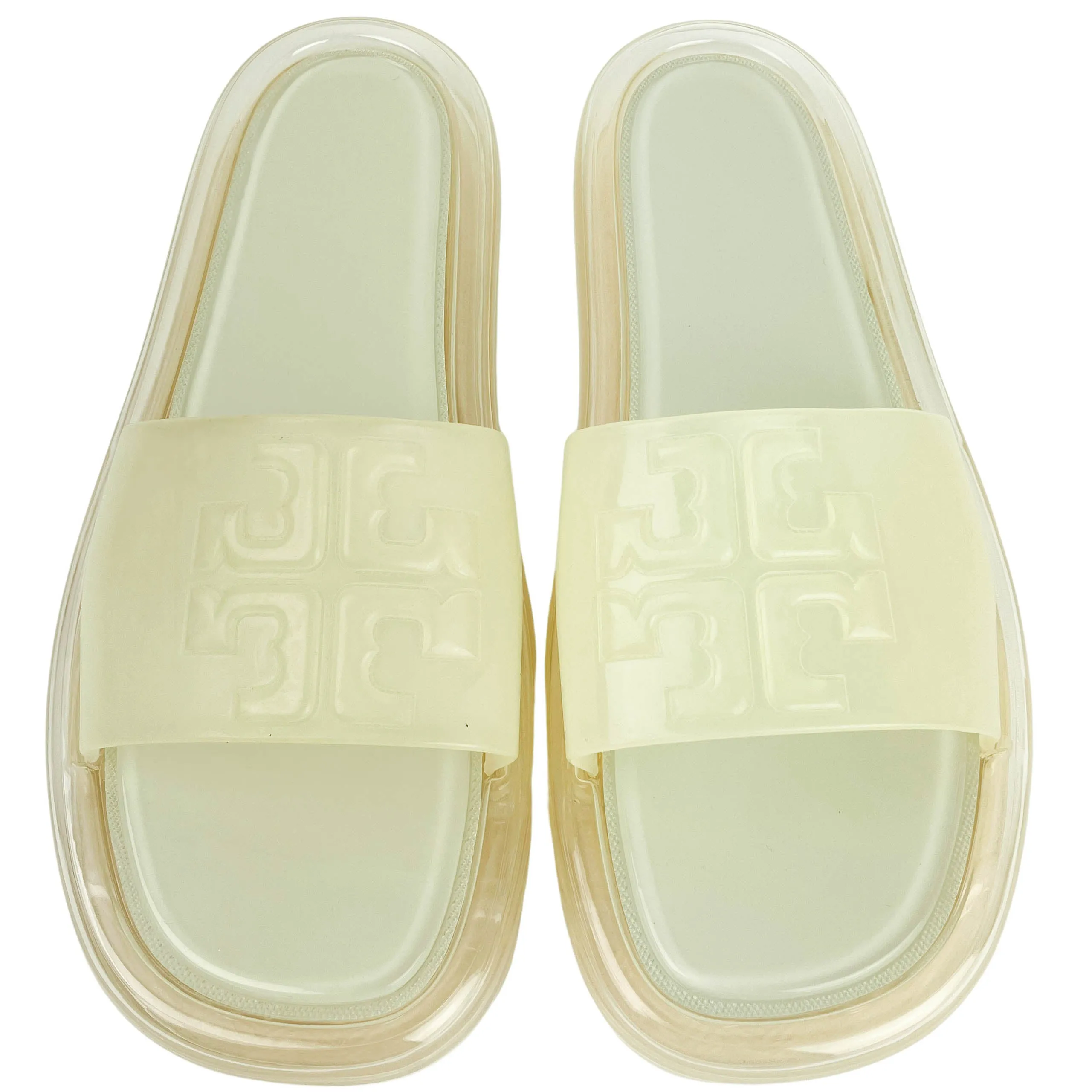 Tory Burch Bubble Jelly Sandals in Cream