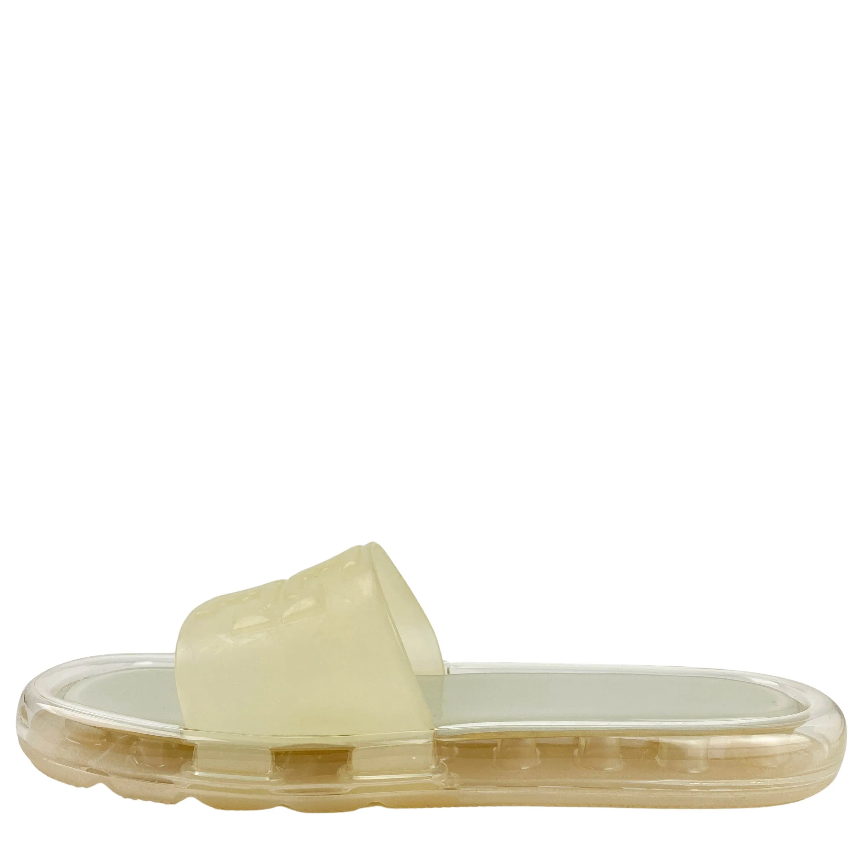 Tory Burch Bubble Jelly Sandals in Cream