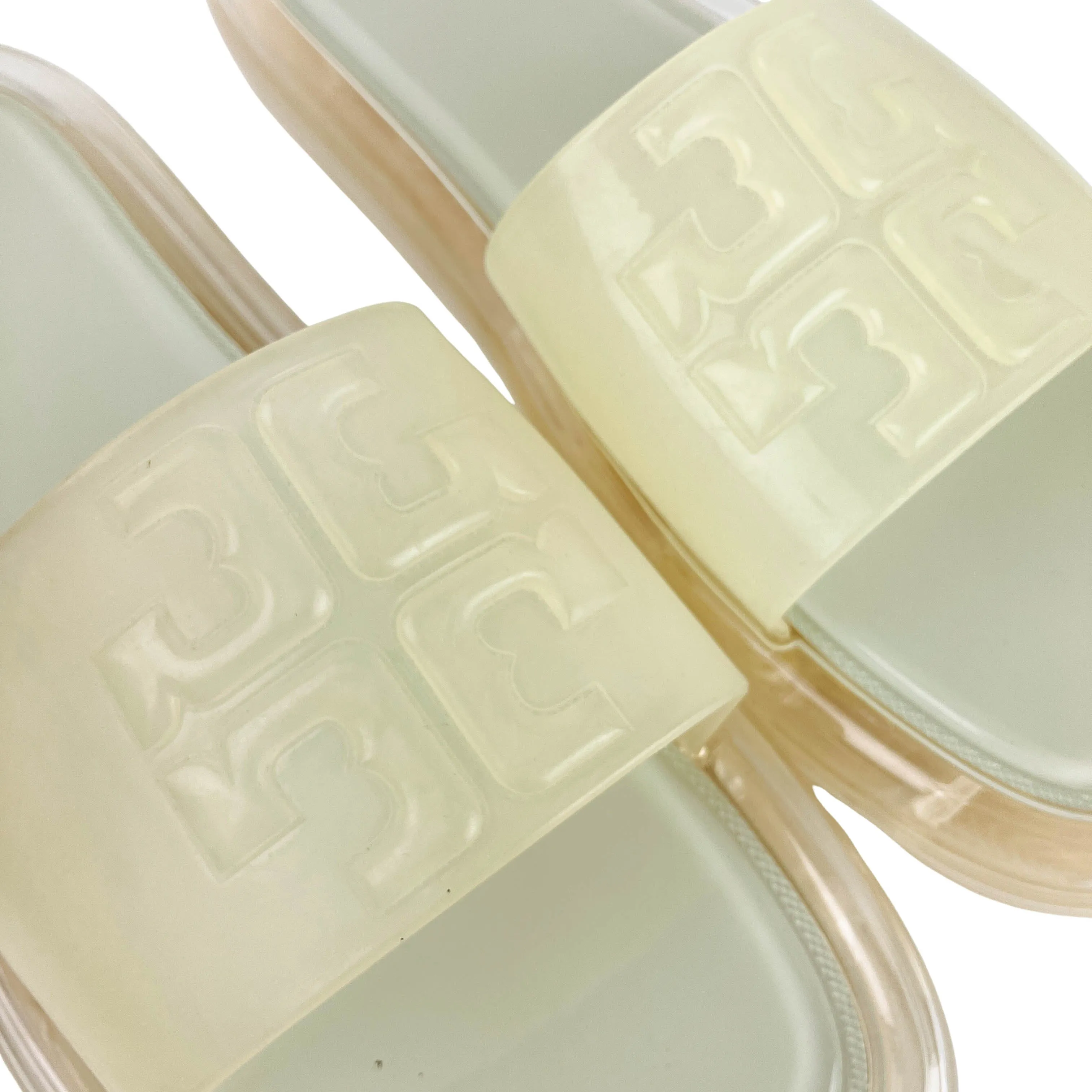 Tory Burch Bubble Jelly Sandals in Cream