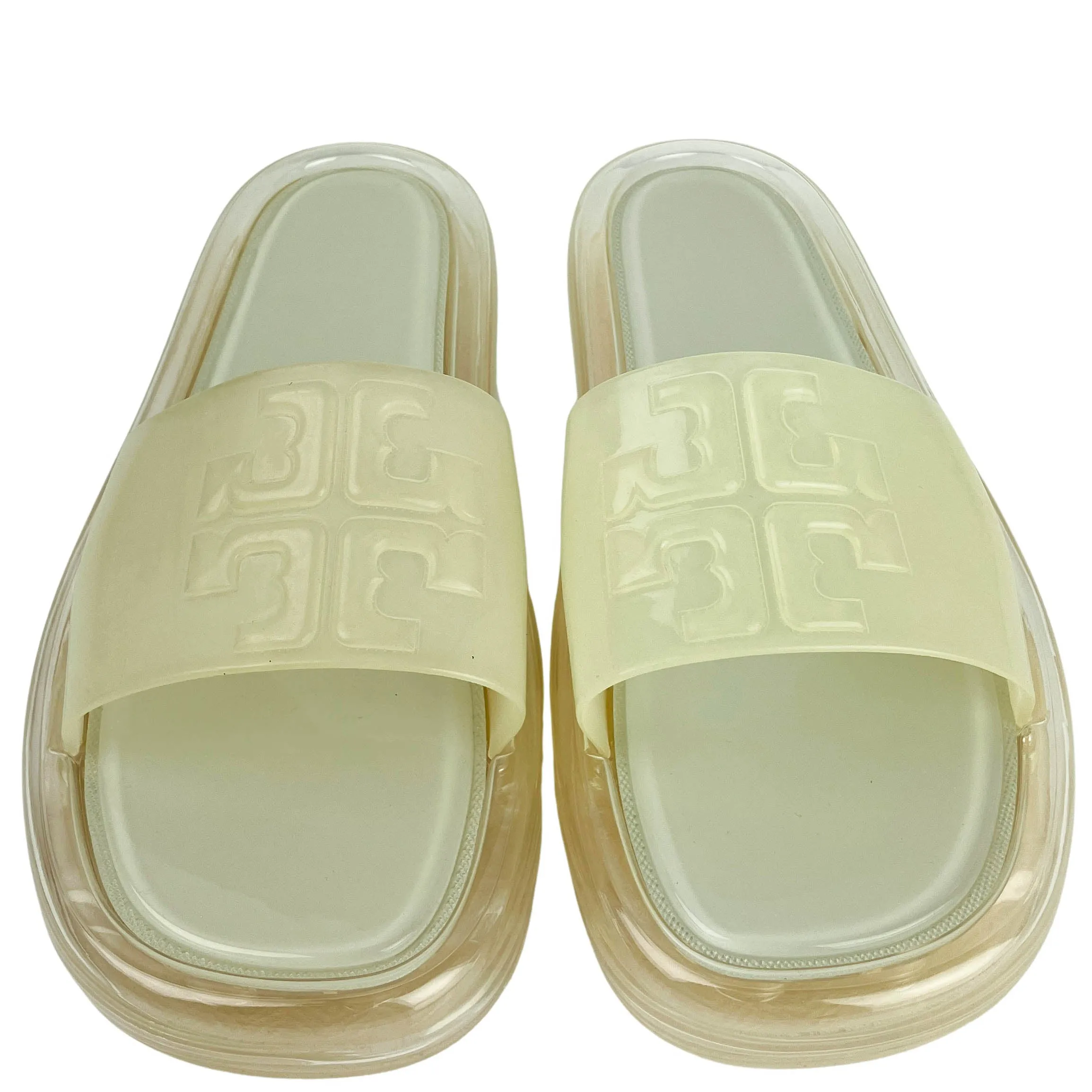 Tory Burch Bubble Jelly Sandals in Cream