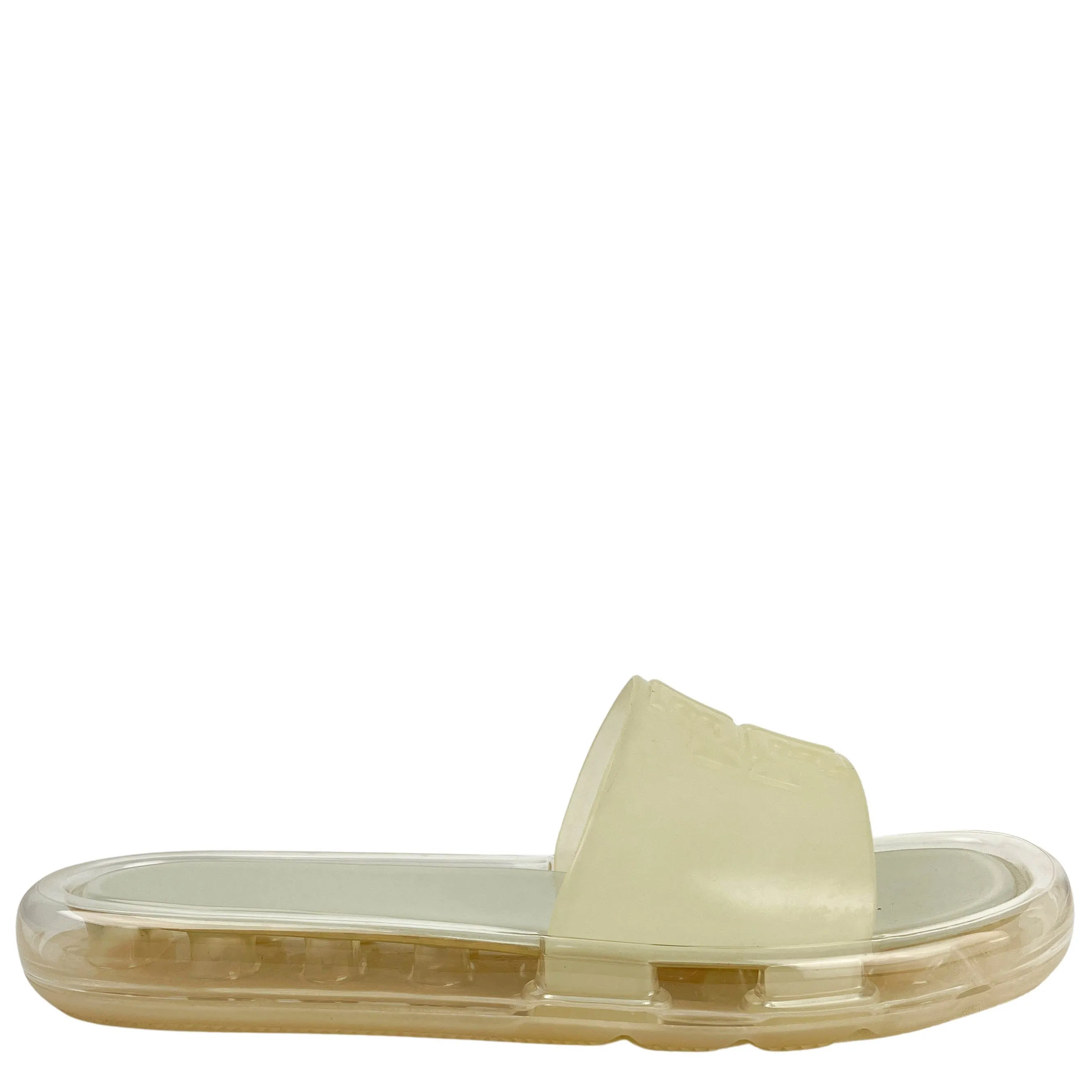 Tory Burch Bubble Jelly Sandals in Cream