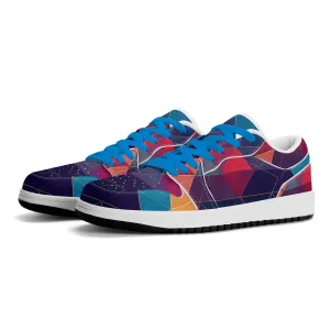 Triangle v2 Low Top Leder Sneaker für Herren