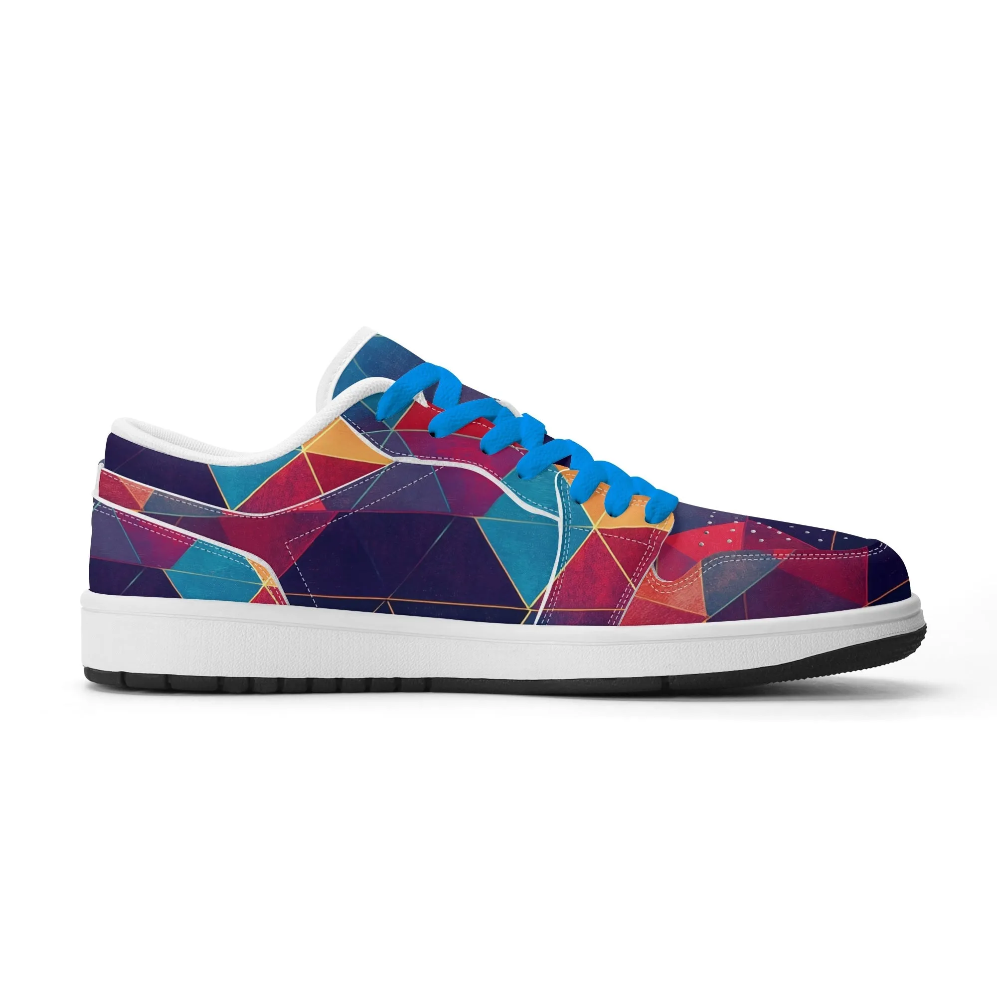 Triangle v2 Low Top Leder Sneaker für Herren