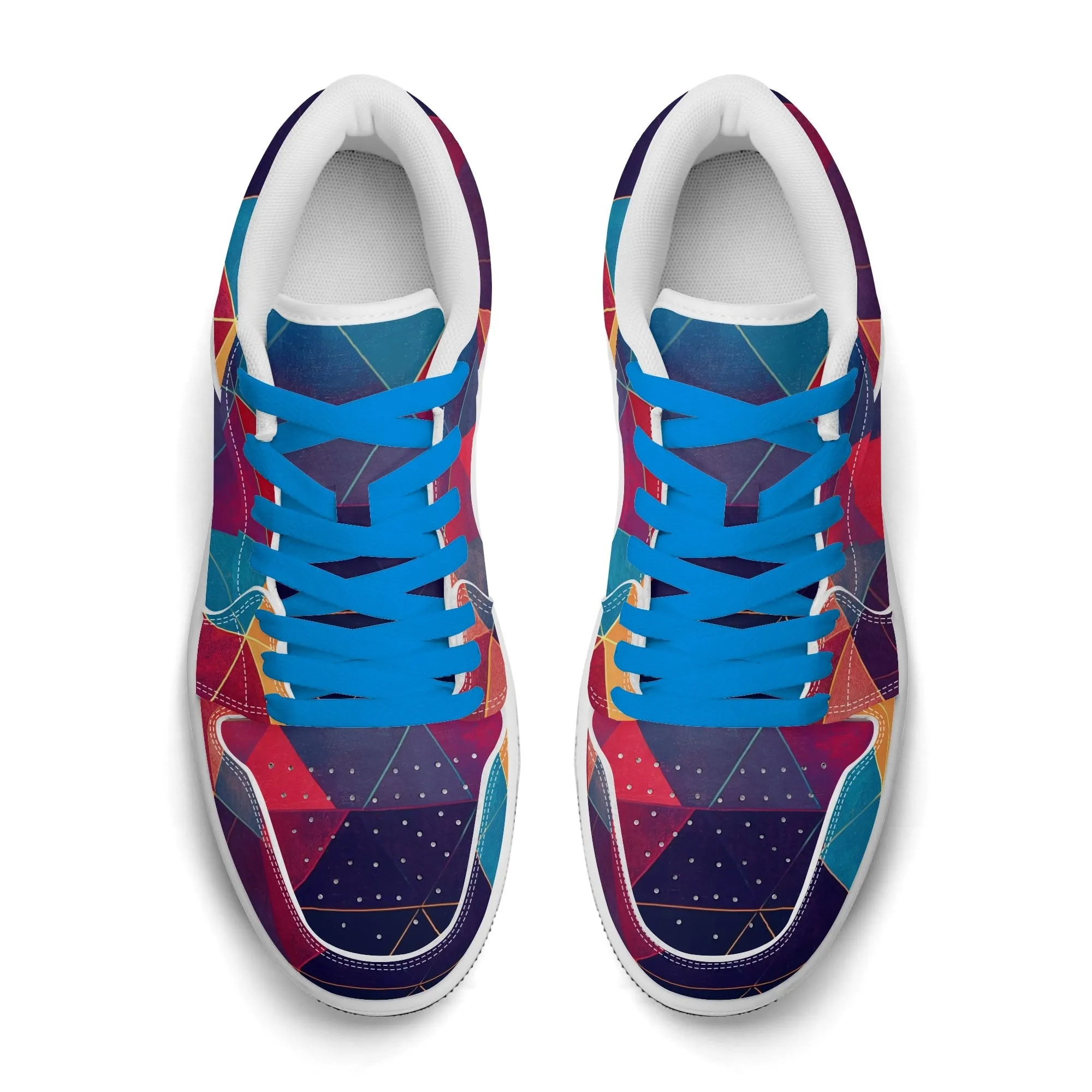 Triangle v2 Low Top Leder Sneaker für Herren