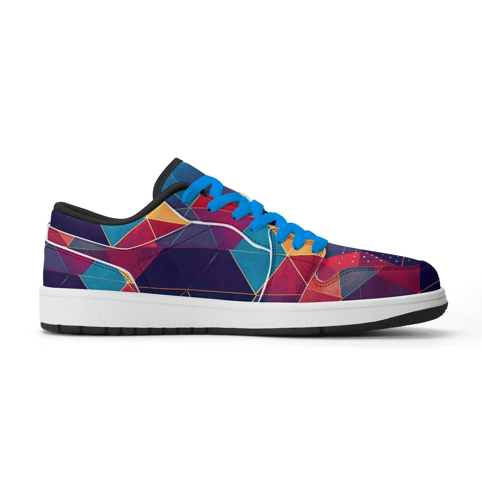 Triangle v2 Low Top Leder Sneaker für Herren