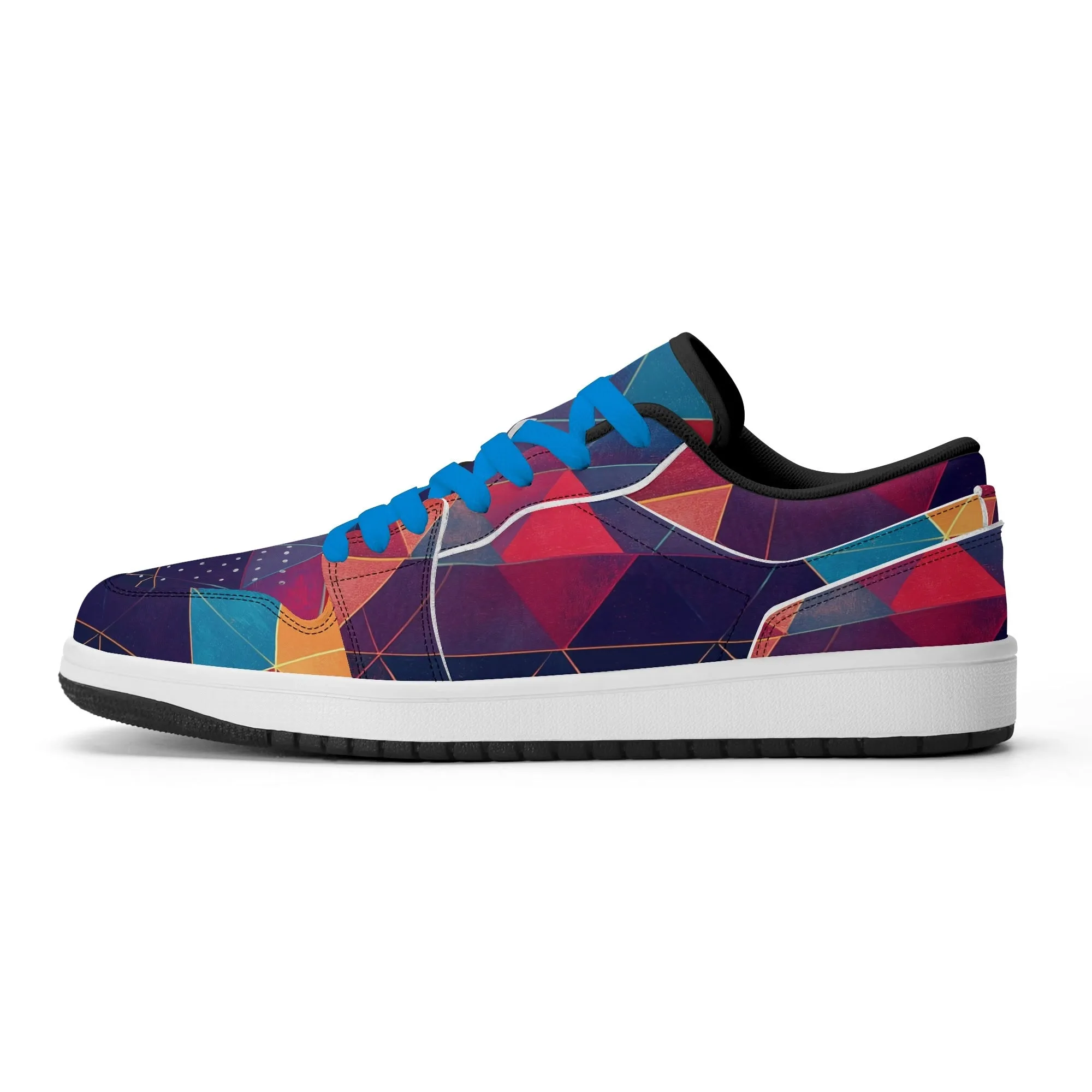 Triangle v2 Low Top Leder Sneaker für Herren
