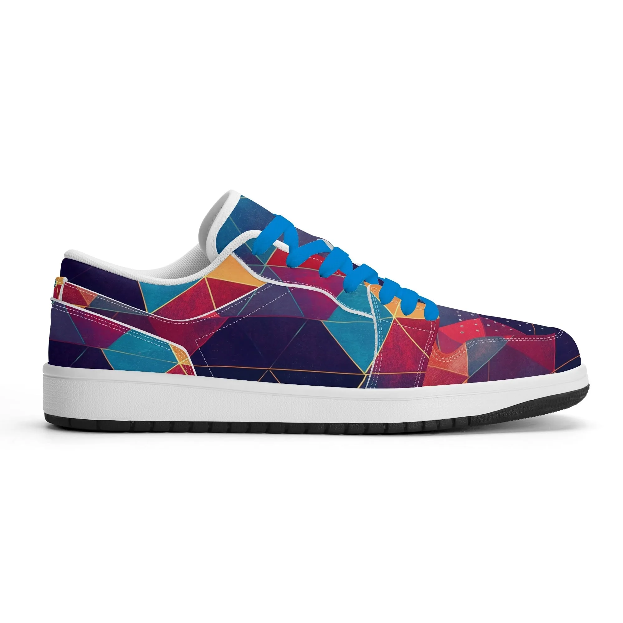Triangle v2 Low Top Leder Sneaker für Herren