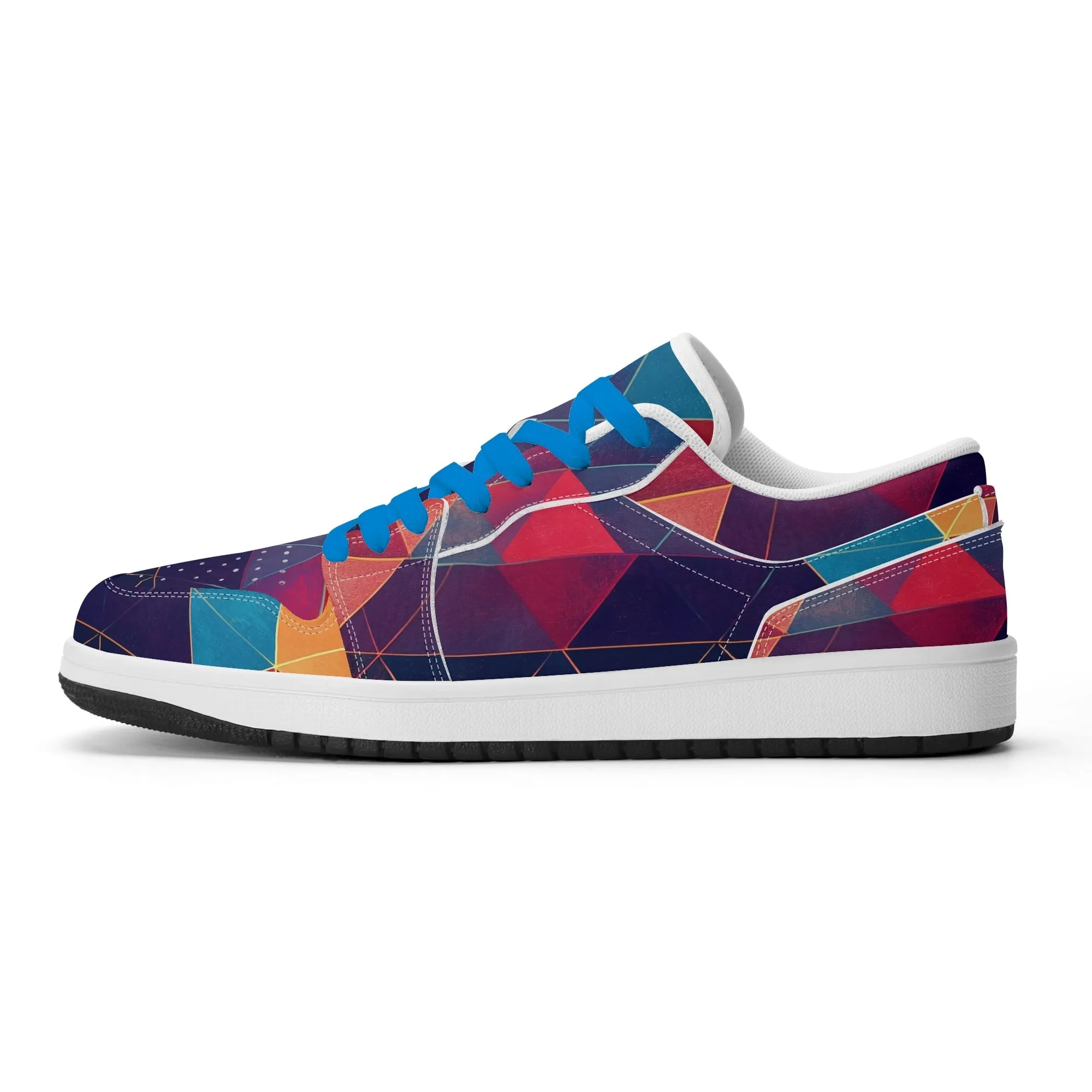 Triangle v2 Low Top Leder Sneaker für Herren