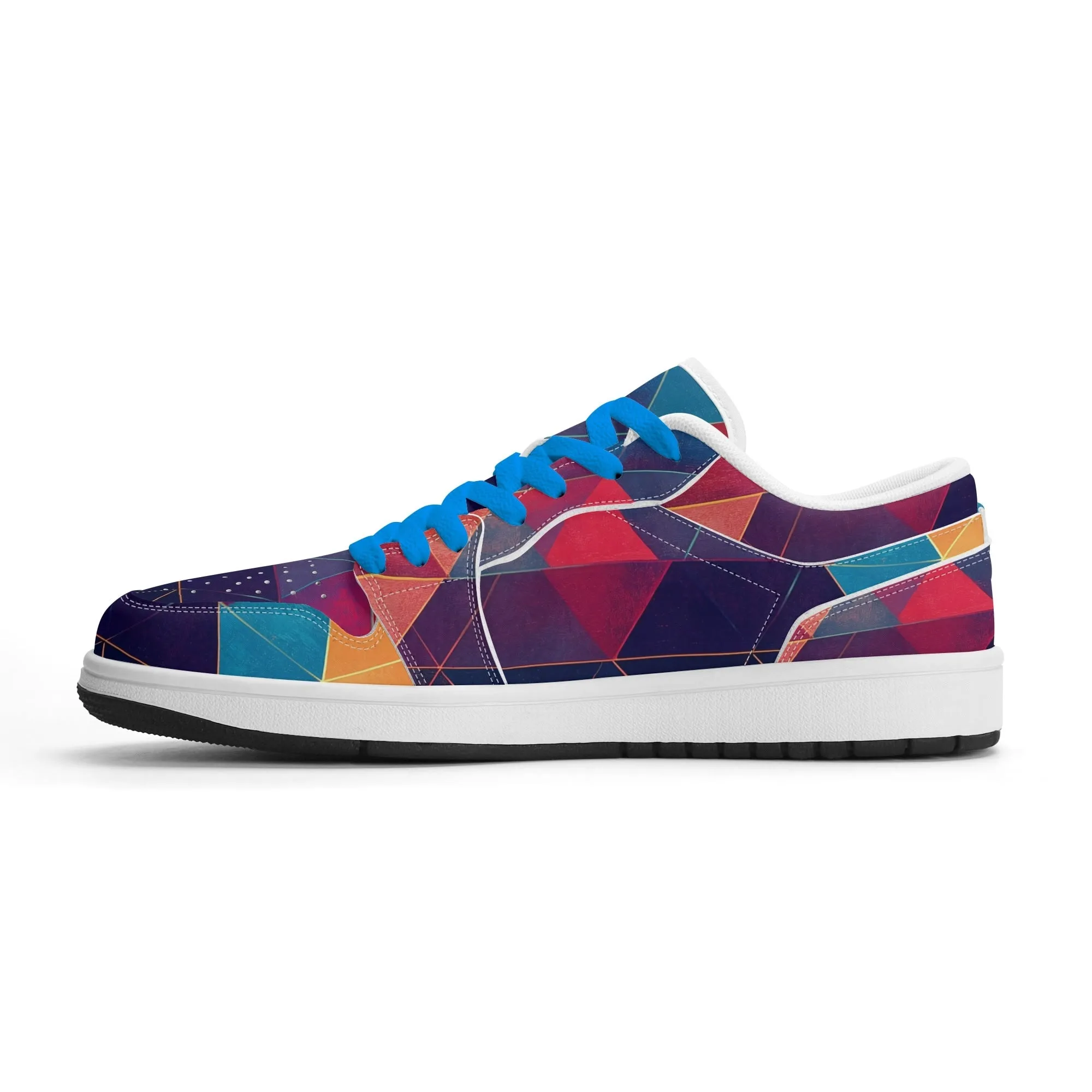 Triangle v2 Low Top Leder Sneaker für Herren