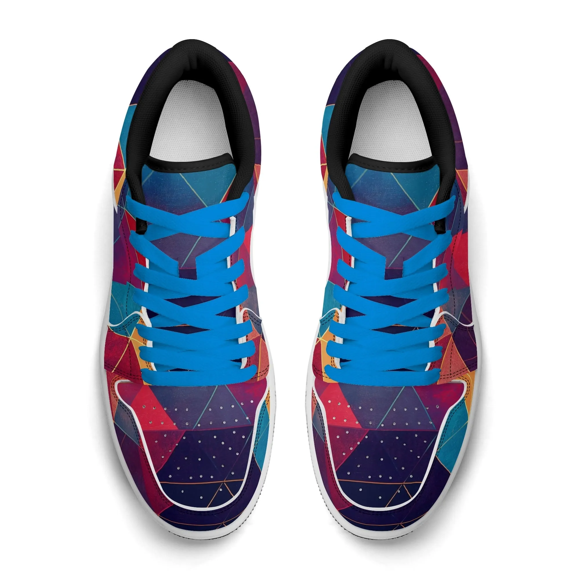 Triangle v2 Low Top Leder Sneaker für Herren