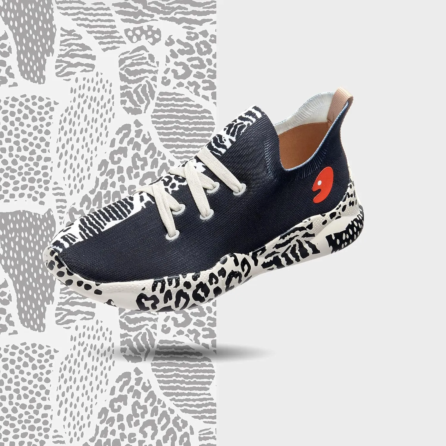 UIN Men's Fashion Sneakers Lightweight Walking Casual Slip Ons Comfortable Art Painted Athletic Travel Shoes Mijas Eye of Exploration