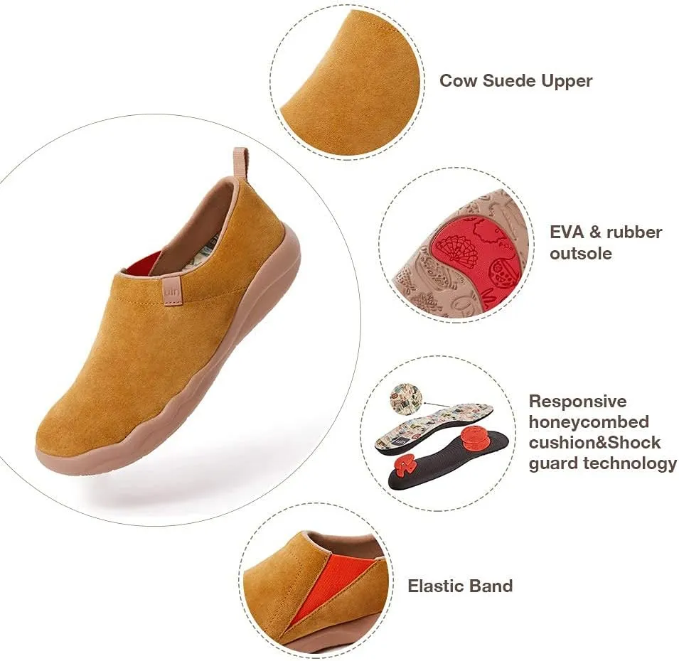 UIN Women's Walking Shoes Slip On Casual Loafers Lightweight Comfort Fashion Sneaker Toledo II
