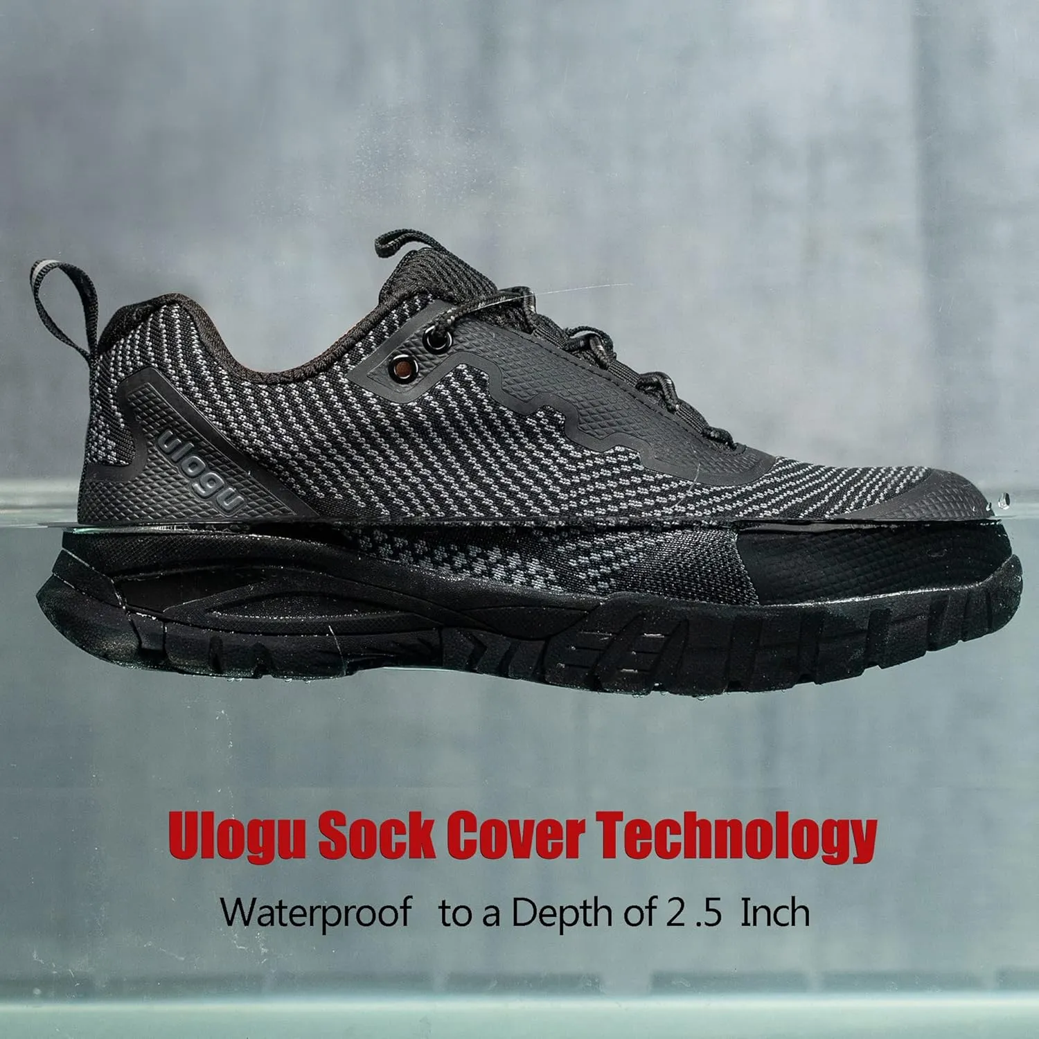 ulogu Waterproof Hiking Shoes for Men Women丨 Comfy Lightweight Non-Slip All Day Walking Work Sneakers 6-Month Warranty