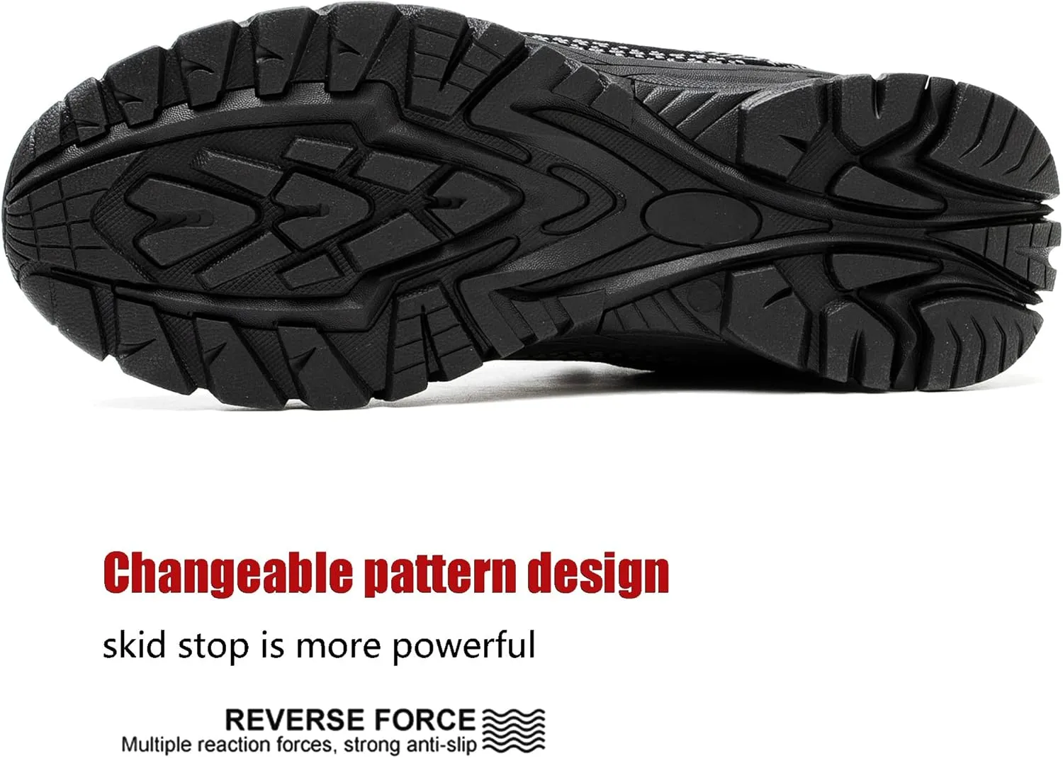 ulogu Waterproof Hiking Shoes for Men Women丨 Comfy Lightweight Non-Slip All Day Walking Work Sneakers 6-Month Warranty
