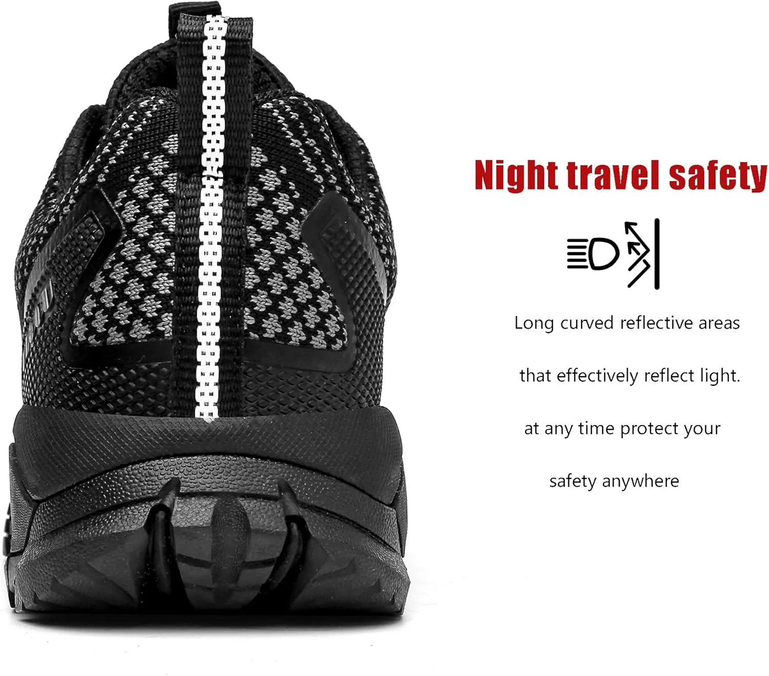 ulogu Waterproof Hiking Shoes for Men Women丨 Comfy Lightweight Non-Slip All Day Walking Work Sneakers 6-Month Warranty