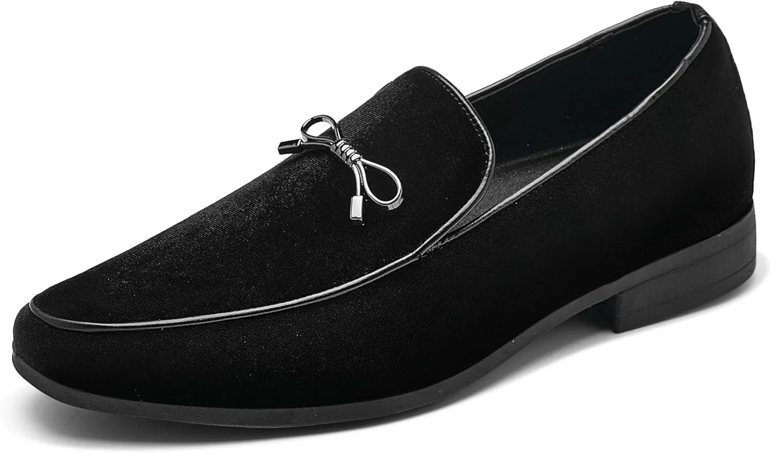 UUBARIS Mens Velvet Loafers Slip-on Dress Shoes Fashion Style Driving Shoes Classic Tuxedo Shoes Casual Oxford Shoes