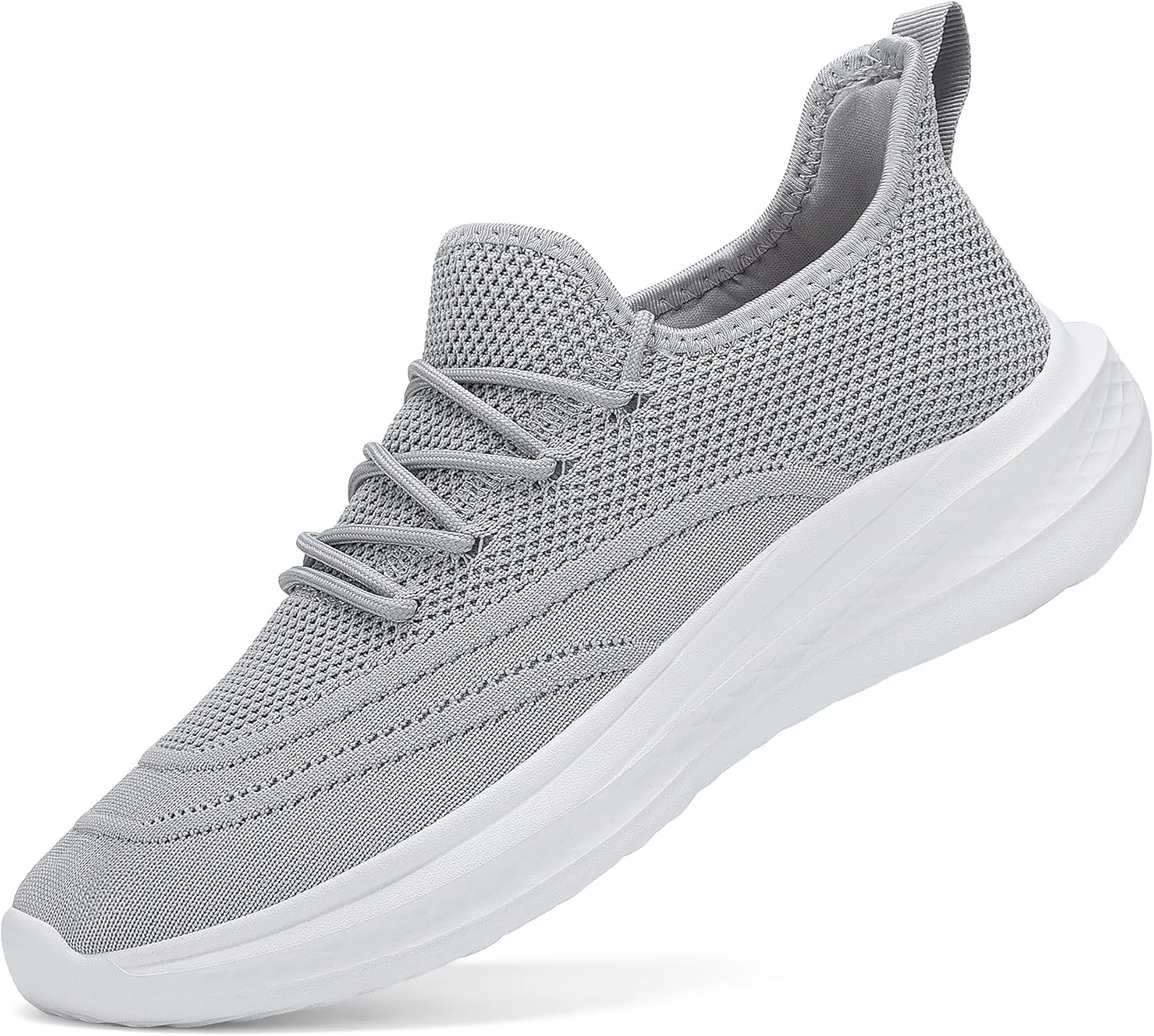 VAMJAM Men's Running Shoes Slip On Walking Shoes Non Slip Lightweight Workout Breathable Gym Sneakers Fashion Mesh Sneakers