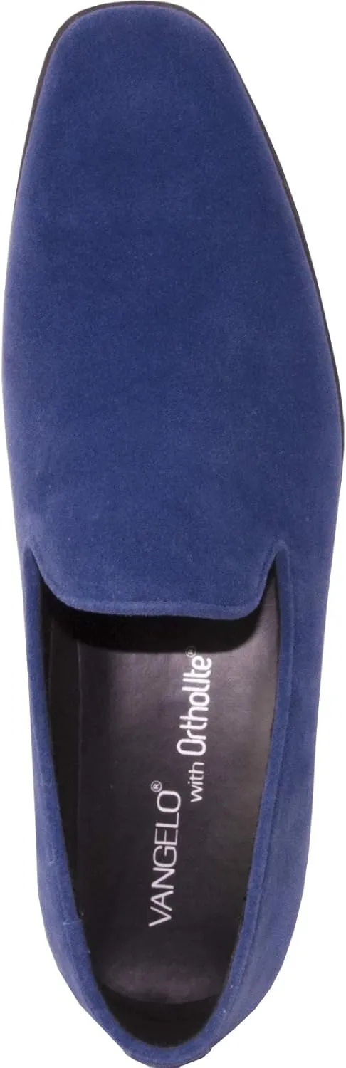 VANGELO Men Dress Shoe Vallo-3 King-5 Loafer Slip-on Formal Tuxedo Prom Wedding Ortholite Insole Medium and Wide Width