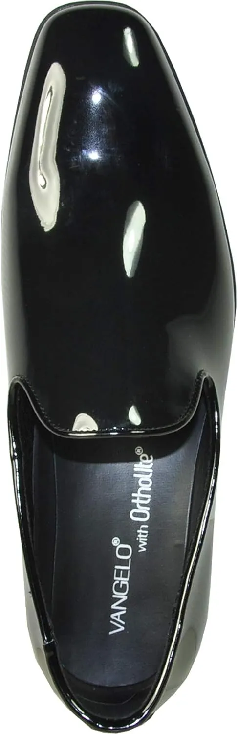 VANGELO Men Dress Shoe Vallo-3 King-5 Loafer Slip-on Formal Tuxedo Prom Wedding Ortholite Insole Medium and Wide Width