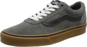 Vans Men's Ward Sneaker, Suede Pewter Gum, 10.5