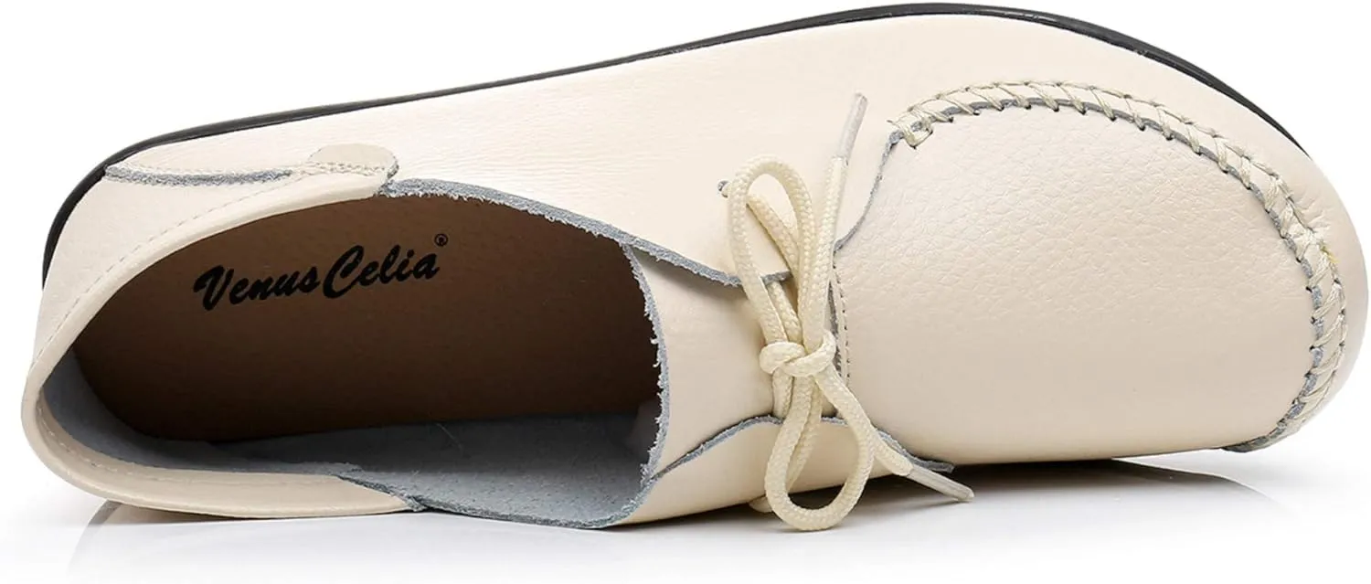 VenusCelia Women's Breathable Comfort Walking Office Flat Loafer