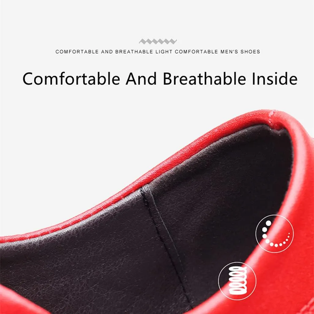 Veslexth Men Casual Driving Sneakers Loafers Breathable Comfort Walking Wing Tips Lace Up Luxury Leather Shoes for Male Business Work Office Dress Outdoor