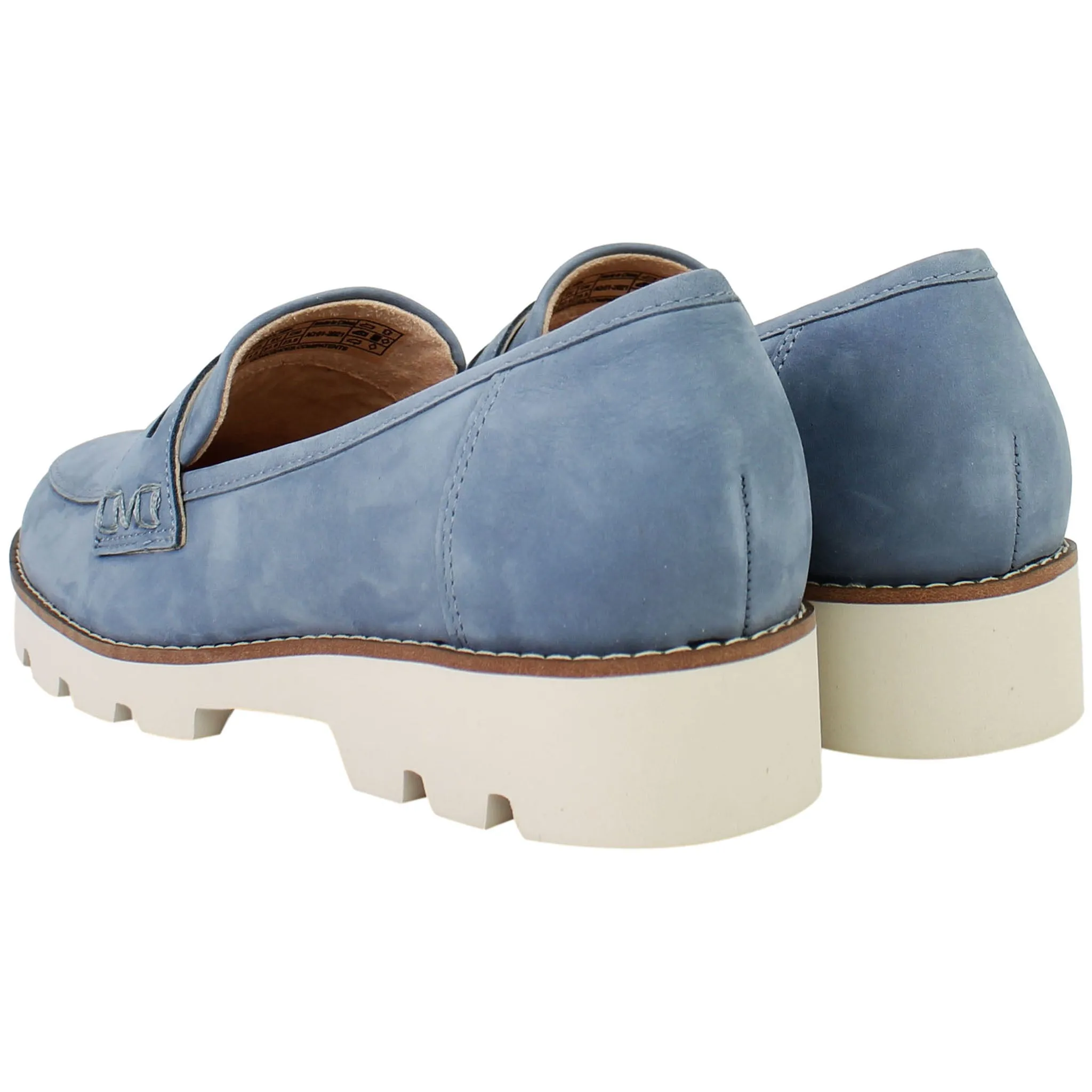 Vionic Charm Cheryl Womens Light Blue Loafers