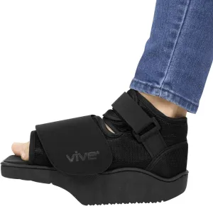 Vive Offloading Post-Op Shoe - Forefront Wedge Boot for Broken Toe Injury - Non Weight Bearing Medical Recovery for Foot Surgery, Hammer Toes, Bunion, Walking Orthopedic (Small)