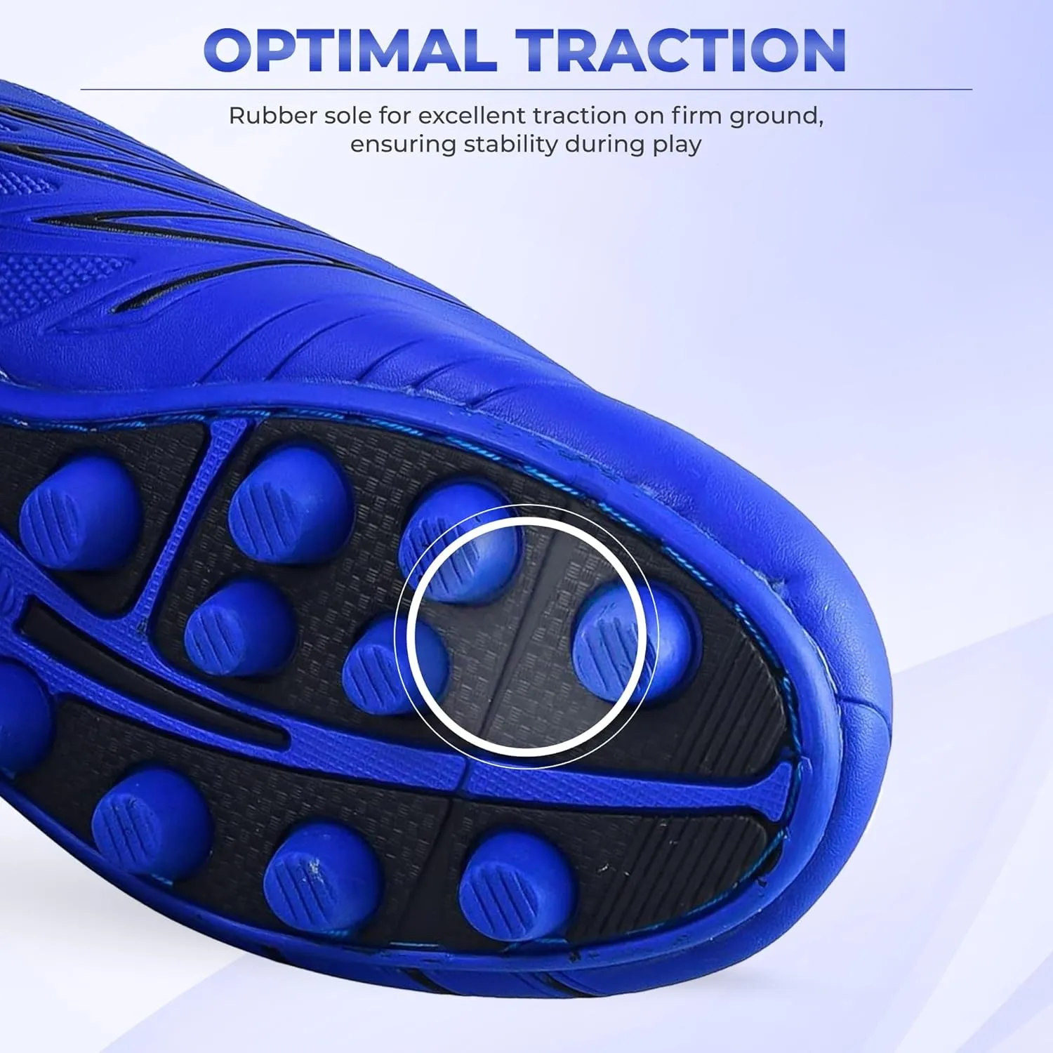 Vizari Boca Firm Ground Soccer Cleats - Lightweight, Durable & Comfortable Kids & Youth Soccer Cleats with Excellent Traction - Girls & Boys Soccer Shoes with Padded Heel & Anti-Stretch Lining
