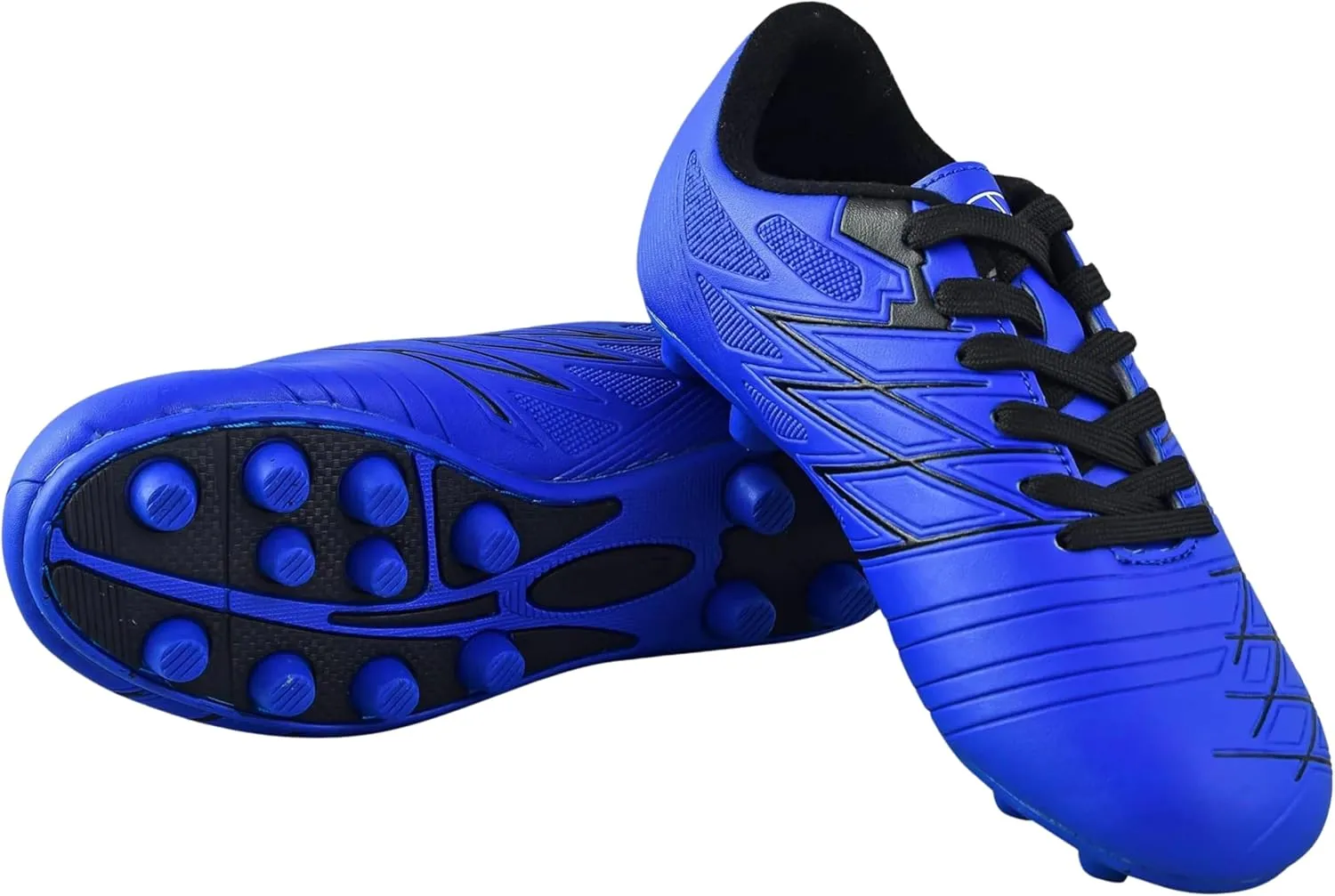 Vizari Boca Firm Ground Soccer Cleats - Lightweight, Durable & Comfortable Kids & Youth Soccer Cleats with Excellent Traction - Girls & Boys Soccer Shoes with Padded Heel & Anti-Stretch Lining