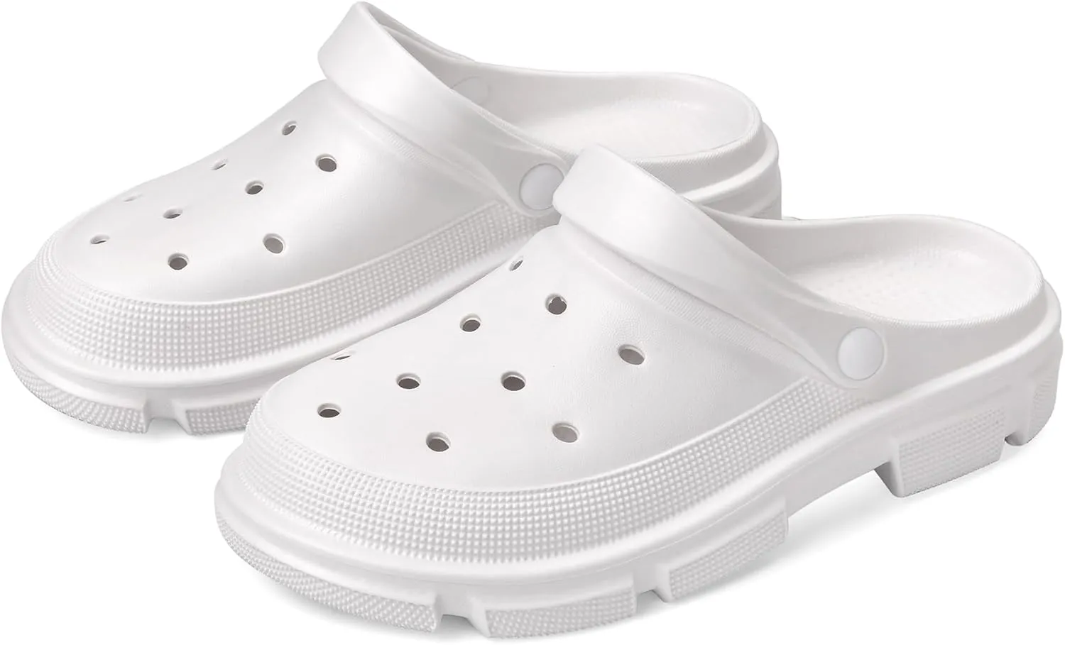VONMAY Women's EVA Clogs Garden Shoes Waterproof Casual Mules Platform Heels for Pool, Beach