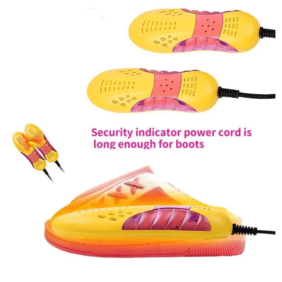 Winter Yellow Shoe Dryer Lightweight Portable Shoe Warmer Machine Heater Household Essential For Autumn