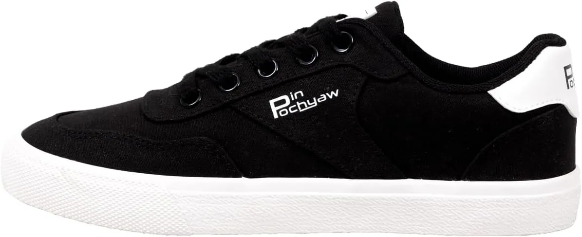 Womens Canvas Sneakers Lace Up Canvas Loafers Casual Non Slip Walking Shoes Classic Simple Flat Fashion Sneakers