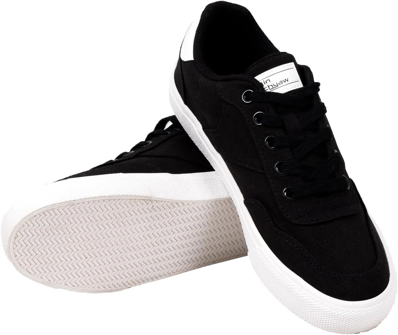 Womens Canvas Sneakers Lace Up Canvas Loafers Casual Non Slip Walking Shoes Classic Simple Flat Fashion Sneakers