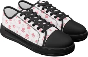 Women's Canvas Sneakers Low-top Fashion Sneaker Slip on Non-Slip Walking Shoes SizeUS 6-13.5