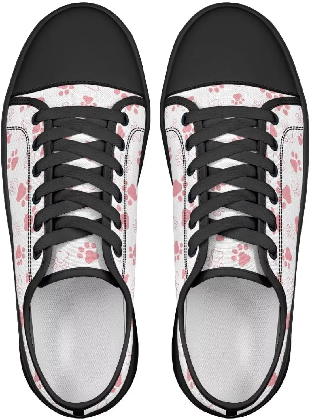 Women's Canvas Sneakers Low-top Fashion Sneaker Slip on Non-Slip Walking Shoes SizeUS 6-13.5
