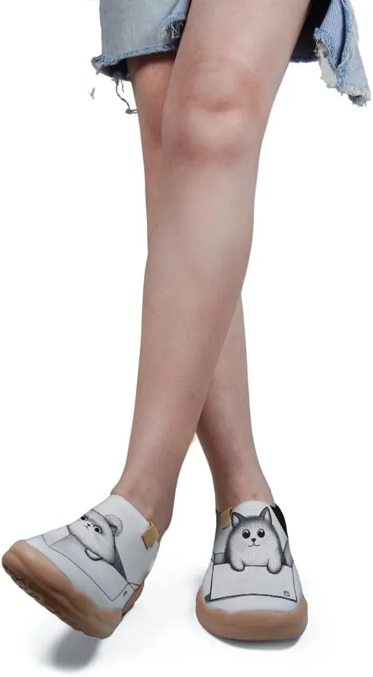 Women's Casual Art Travel Shoes, one Foot Casual Shoes, Comfortable, Lightweight and Fashionable