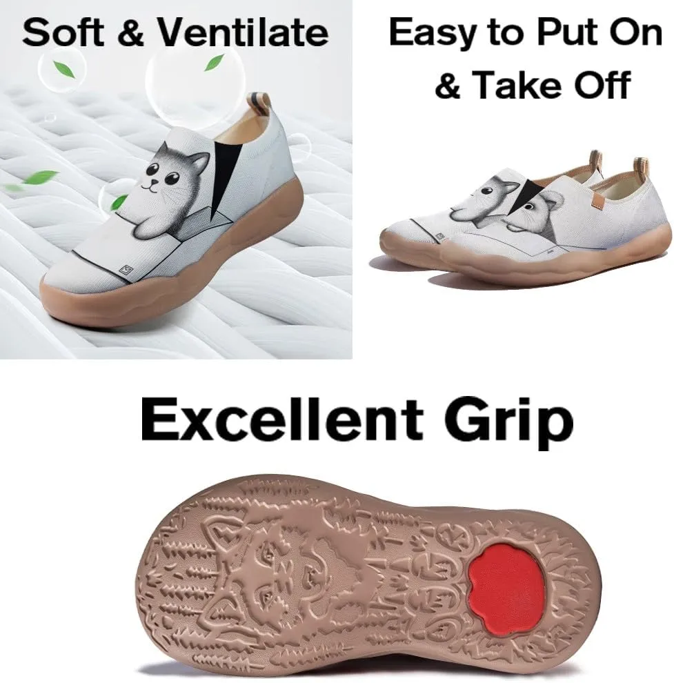 Women's Casual Art Travel Shoes, one Foot Casual Shoes, Comfortable, Lightweight and Fashionable