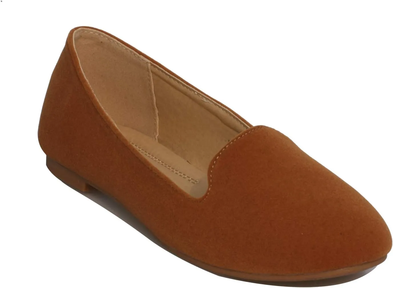 Women's Classic Pointy Toe Boat Slip on Ballet Flats Patent Leather