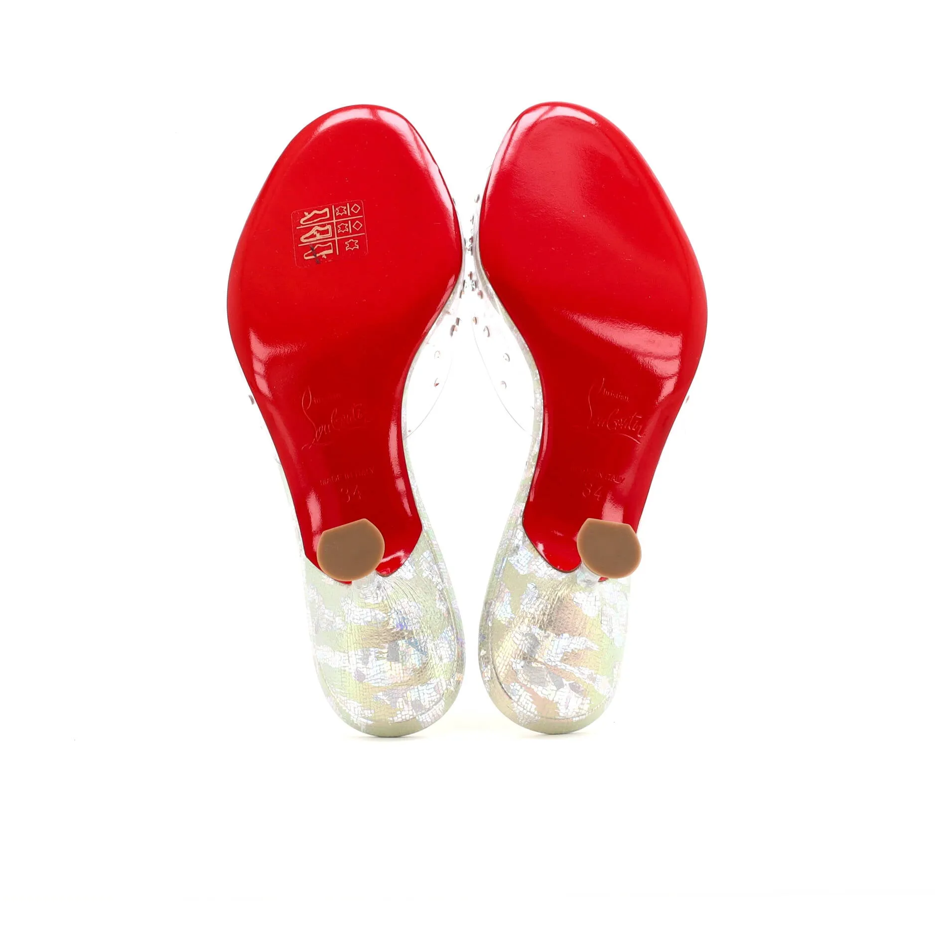 Women's Degramule Mule Sandals Embellished PVC and Leather 85