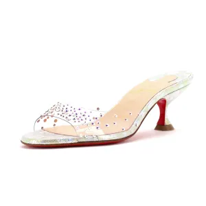 Women's Degramule Mule Sandals Embellished PVC and Leather 85