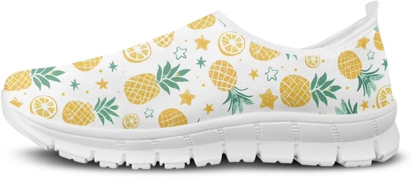 Women's Fruit Work Shoes Casual Loafers Flats Walk Shoes Ankle Support Platform Sneaker for Travel