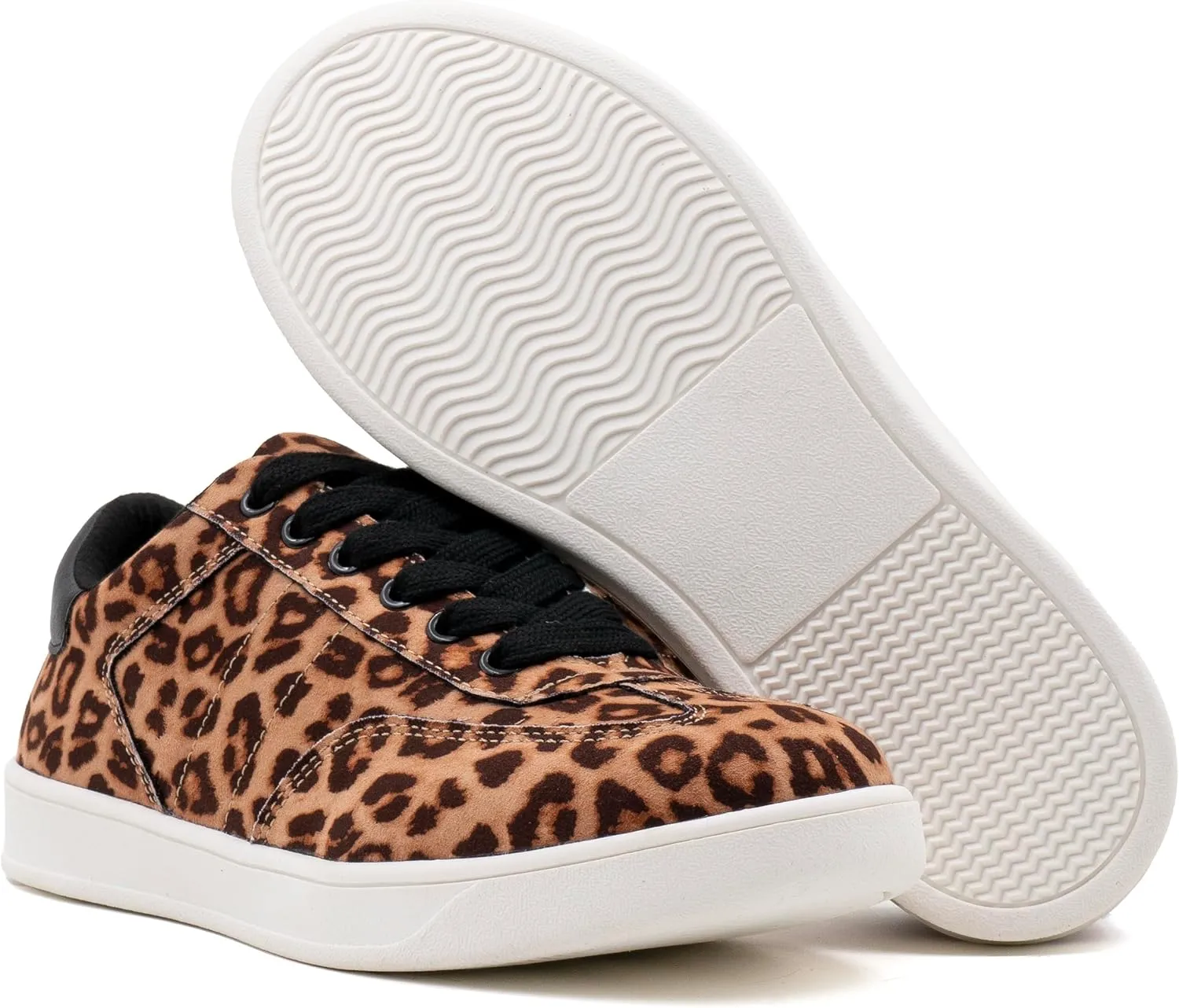 Women's Lace Up Trendy Sneaker Classic Fashion Low Top Walking Shoes