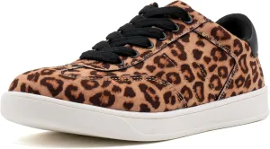 Women's Lace Up Trendy Sneaker Classic Fashion Low Top Walking Shoes