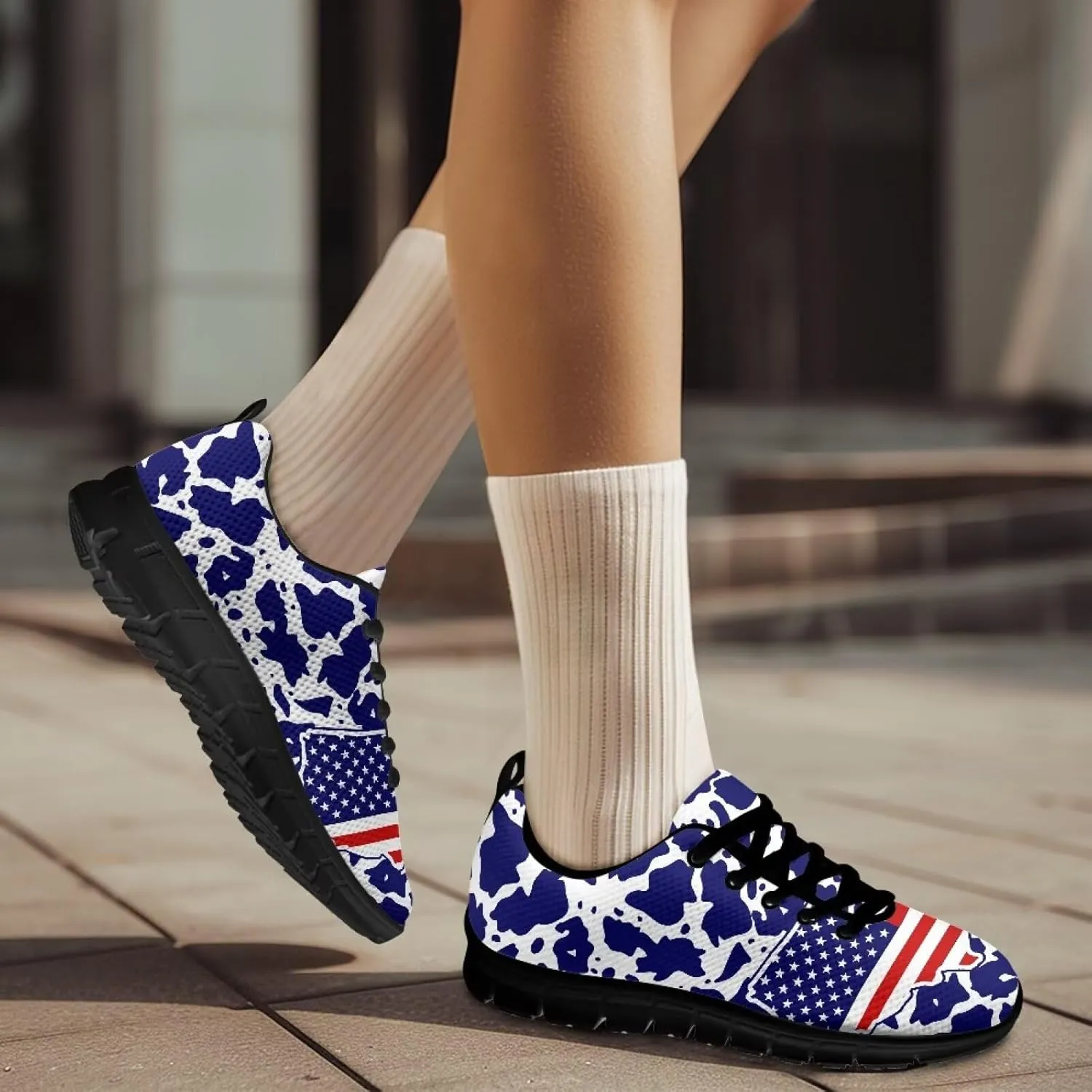 Women's Lightweight Running Shoes - Breathable Mesh Upper & Shock-Absorbing EVA Sole for Gym Travel