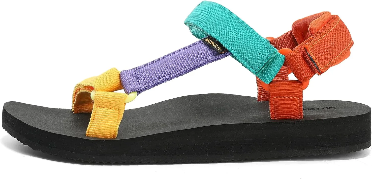 Women's Original Sandals Comfortable Quick-Drying Casual Sport Sandal Walking Hiking Water Sandals With Arch Support