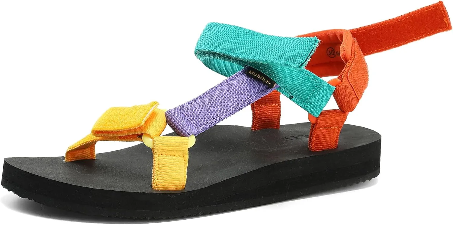 Women's Original Sandals Comfortable Quick-Drying Casual Sport Sandal Walking Hiking Water Sandals With Arch Support