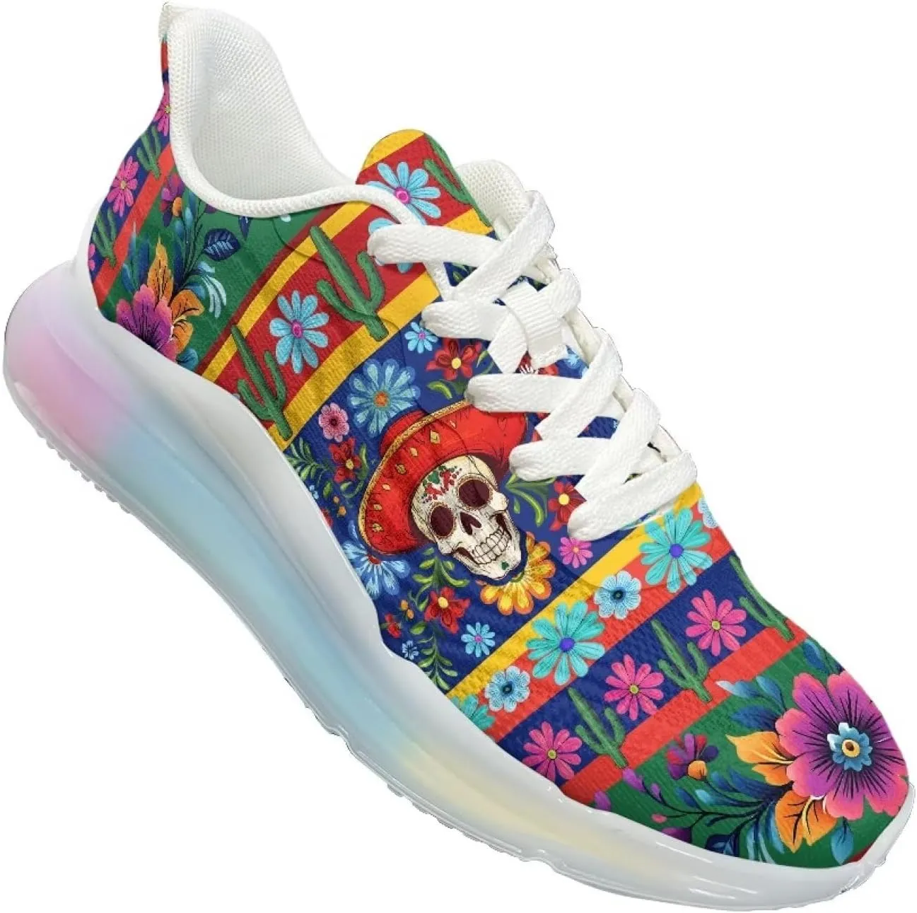 Women's Shoes Comfortable Low Top Air Cushion Workout Walking Sneaker Lightweight Non-Slip Footwear Running Shoes Women US 6-11