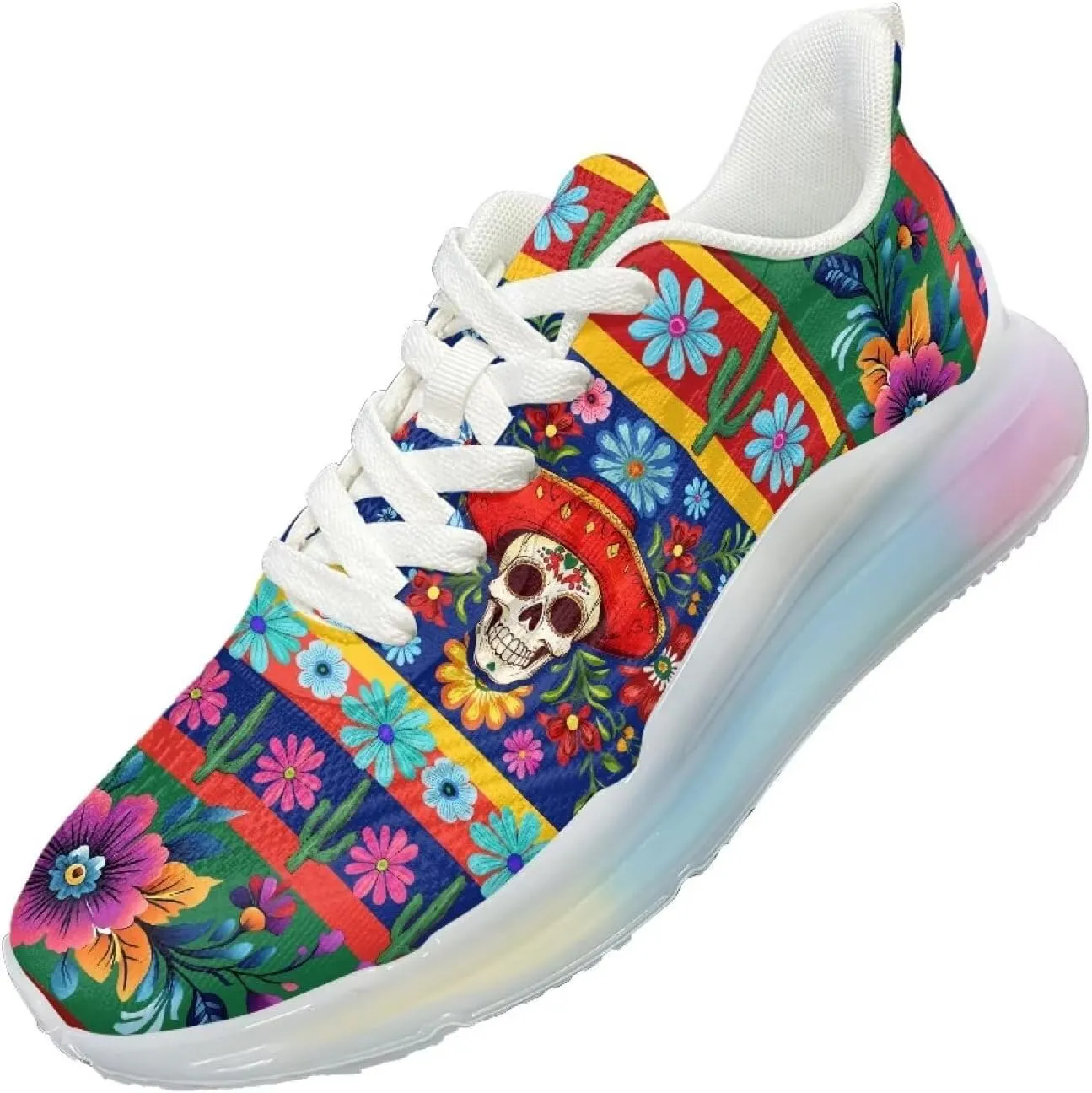 Women's Shoes Comfortable Low Top Air Cushion Workout Walking Sneaker Lightweight Non-Slip Footwear Running Shoes Women US 6-11